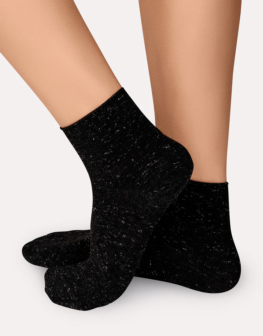 Calzini in viscosa con glitter IBD733006