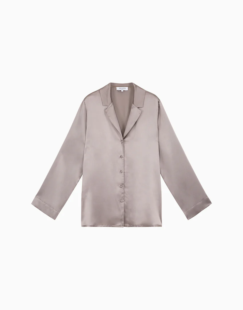 Camicia con maniche lunghe in seta PD267 - Image 5