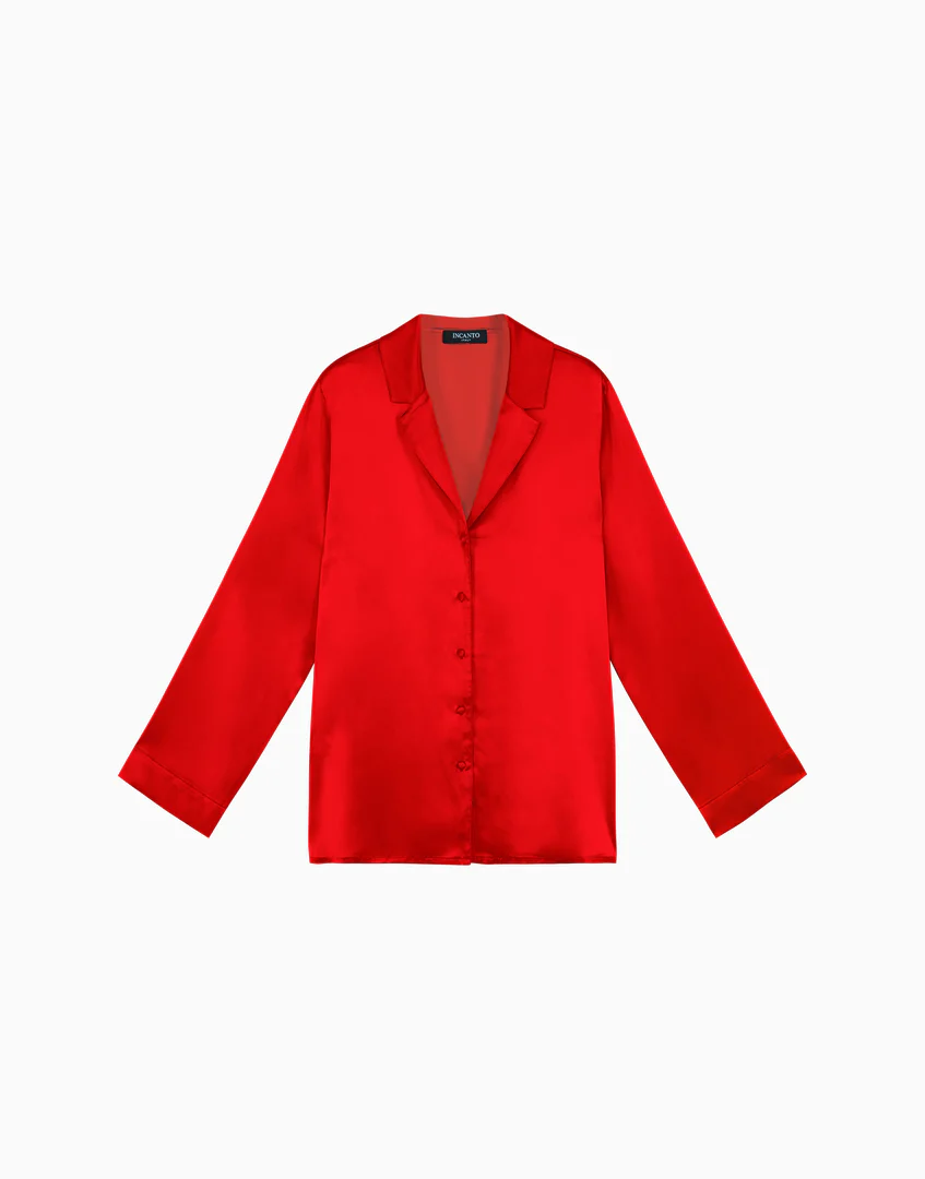 Camicia con maniche lunghe in seta PD267 - Image 3