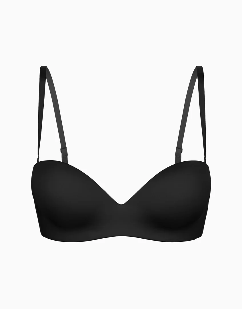 Reggiseno a balconcino Double Push-Up con coppe preformate senza ferretto Skin - Image 7