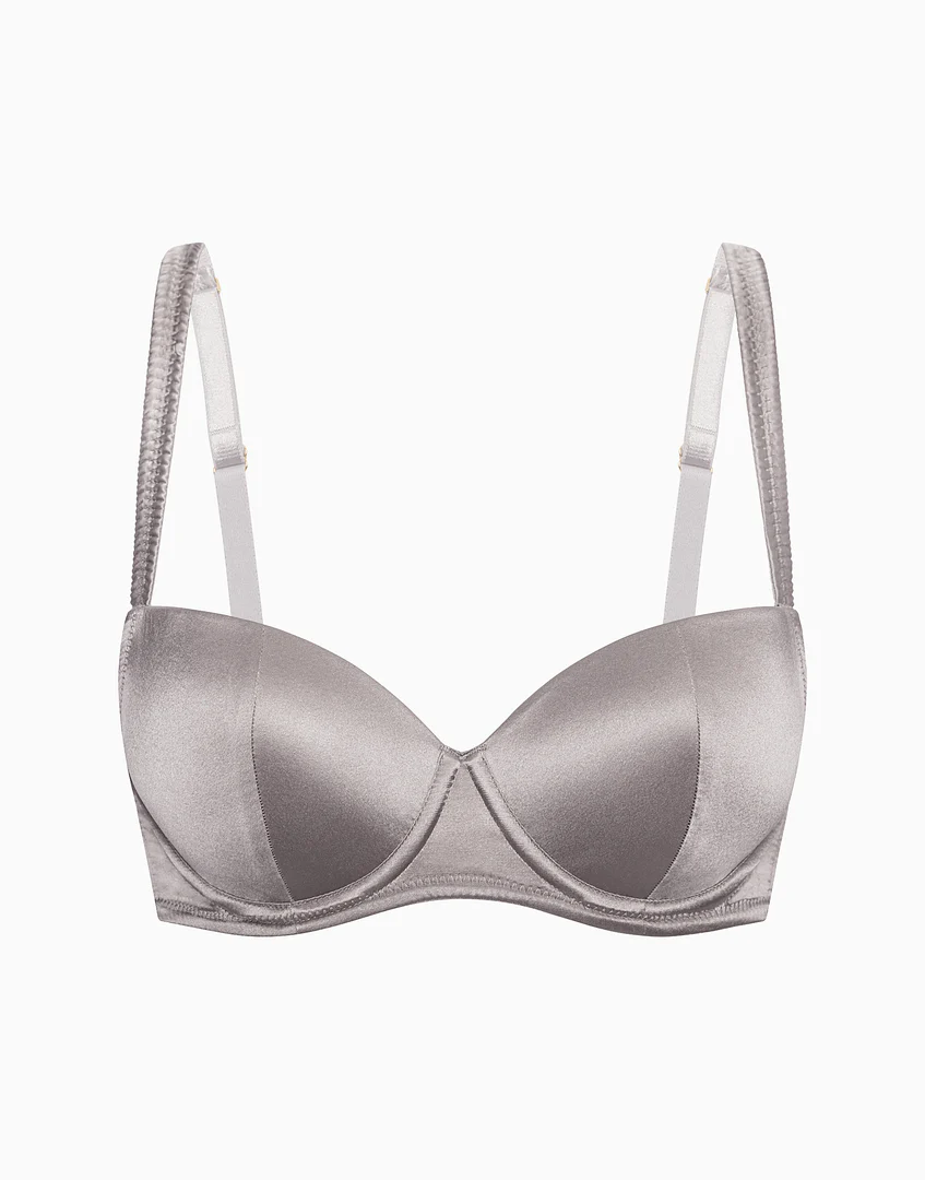 Reggiseno Push-Up con coppe preformate in seta CD377 - Image 3