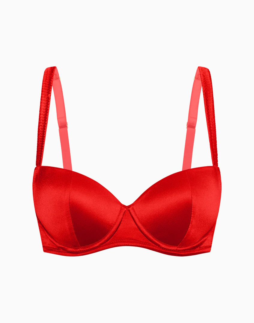 Reggiseno Push-Up con coppe preformate in seta CD377 - Image 5